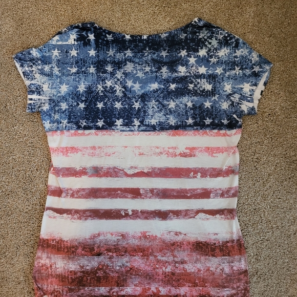 🌻SALE🌻 NWOT WOMENS GREAT NORTHWEST INDIGO TOP - Picture 2 of 9